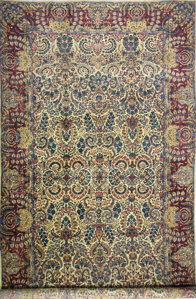 Persisk teppe Kerman Vintage 544x297 544x297, Persisk teppe Knyttet for hånd