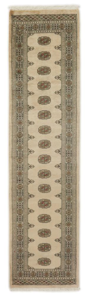 Pakistani rug Pakistan Buchara 3ply 10'1"x2'6" 10'1"x2'6", Persian rug Hand-knotted