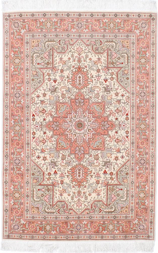 Tapete persa Tabriz 50Raj 150x103 150x103, Tapete persa Atado à mão