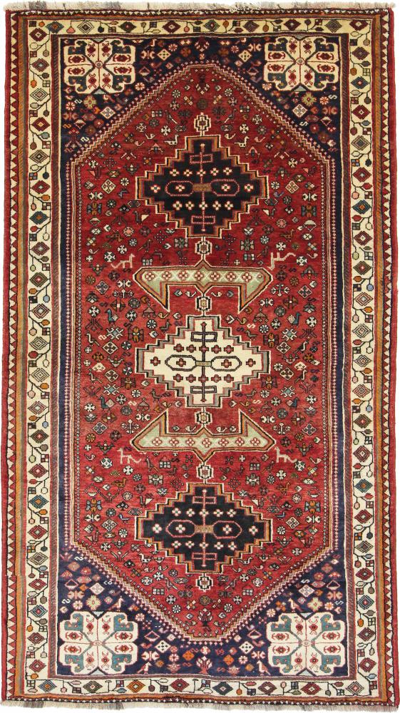 Persian Rug Ghashghai 8'10"x5'0" 8'10"x5'0", Persian Rug Knotted by hand