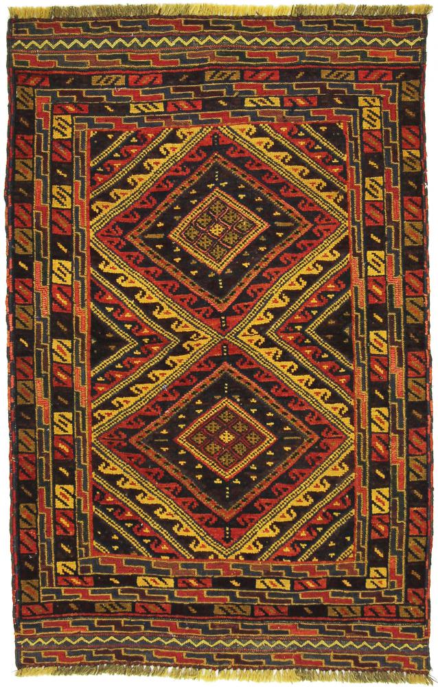Tapis afghan Kilim Afghan 121x74 121x74, Tapis persan Tissé à la main