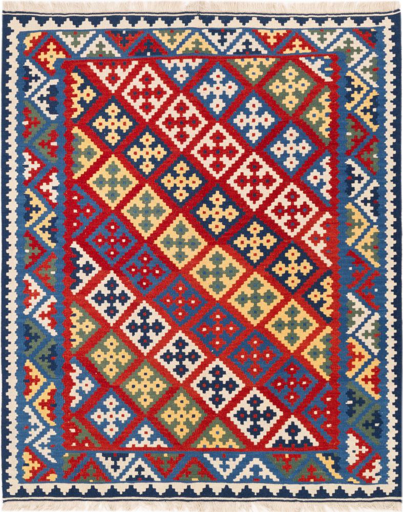 Persian rug Kilim Fars Ghashghai 201x166 201x166, Persian rug Handwoven