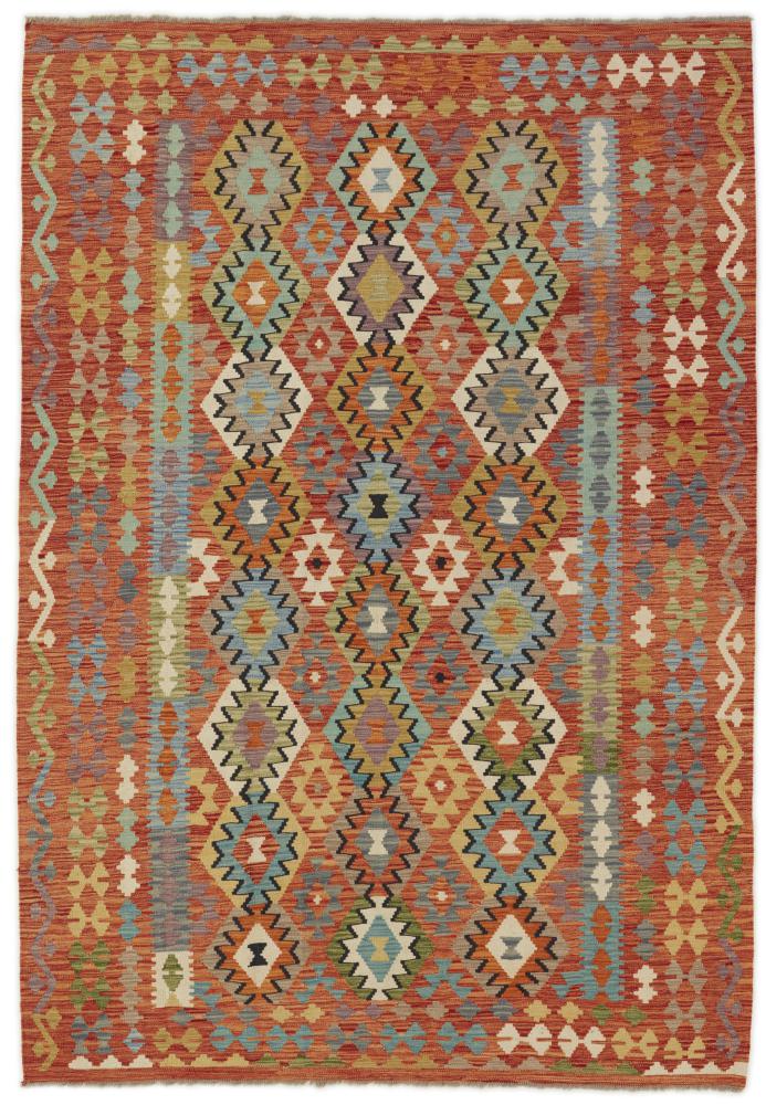 Tapis afghan Kilim Afghan 296x204 296x204, Tapis persan Tissé à la main