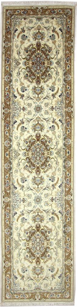 Tapete persa Tabriz 50Raj 371x86 371x86, Tapete persa Atado à mão