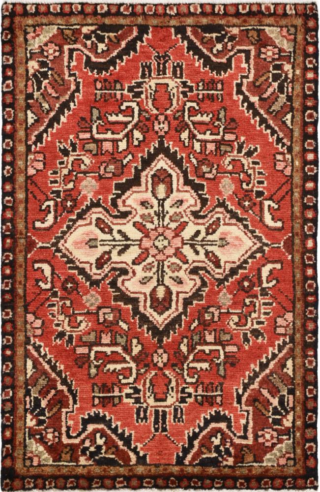 Perzsa szőnyeg Hamadan 3'0"x1'11" 3'0"x1'11", Perzsa szőnyeg Kézzel csomózva