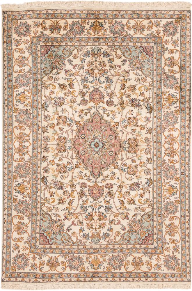 Indo rug Kashmir Silk 186x125 186x125, Persian Rug Knotted by hand