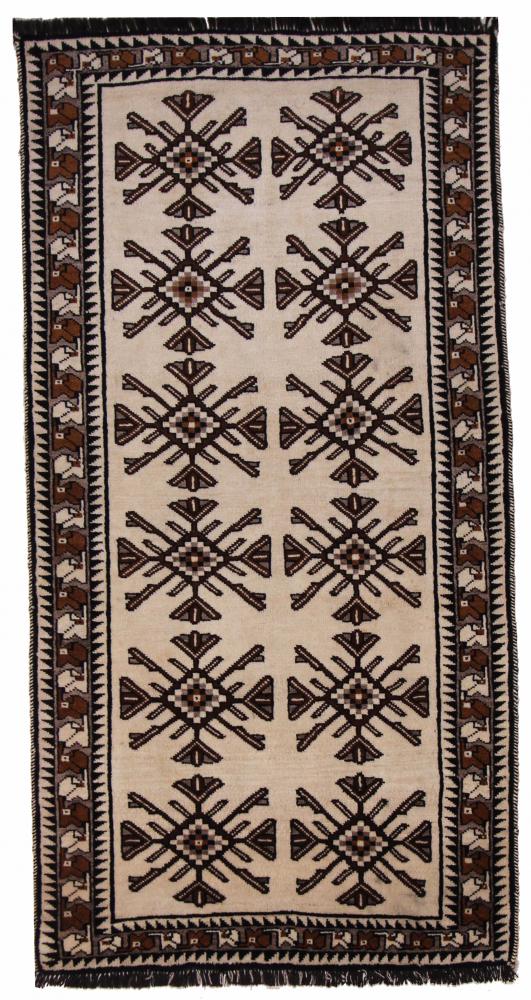 Persisk matta Ghashghai 200x99 200x99, Persisk matta Knuten för hand