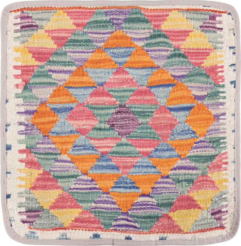 Tappeto Afgano Kilim Afghan Copricuscino 40x40 40x40, Tappeto persiano Annodato a mano