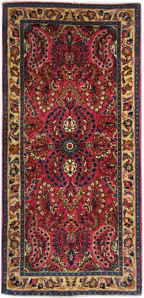 Persisk tæppe Sarough 135x65 135x65, Persisk tæppe Knyttet i hånden