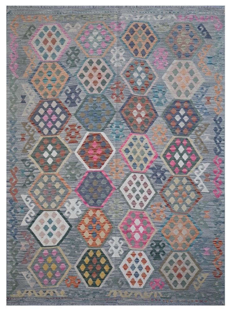 Afghan rug Kilim Afghan 243x181 243x181, Persian Rug Woven by hand