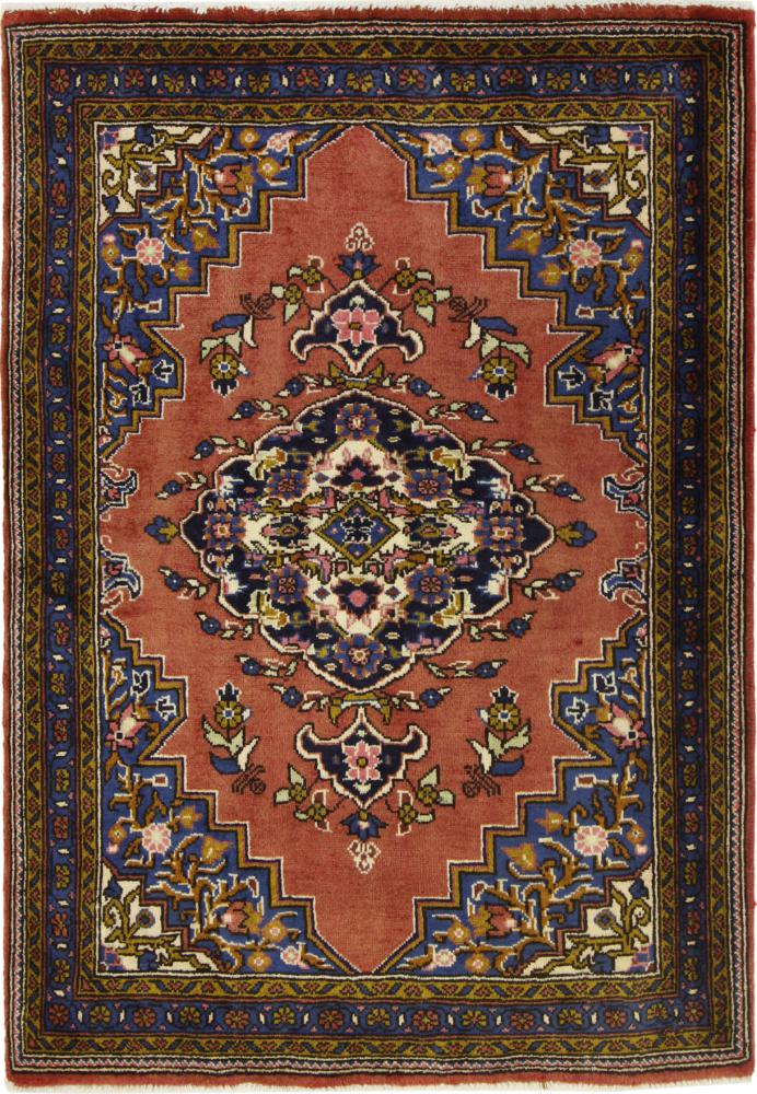 Persian Rug Bakhtiari 4'11"x3'5" 4'11"x3'5", Persian Rug Knotted by hand
