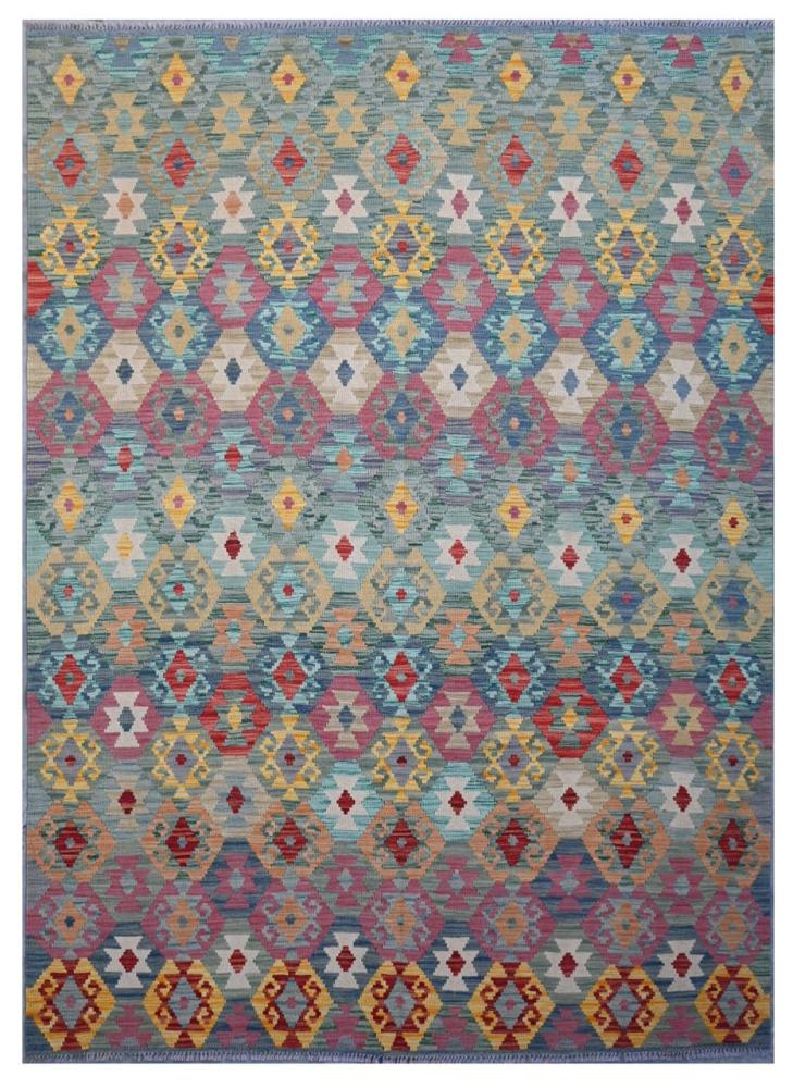 Afghan rug Kilim Afghan 7'10"x5'7" 7'10"x5'7", Persian Rug Woven by hand
