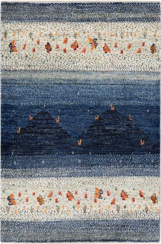 Persisk tæppe Persisk Gabbeh Loribaft Nowbaft 150x104 150x104, Persisk tæppe Knyttet i hånden