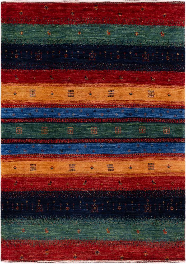 Persian rug Persian Gabbeh Loribaft Essence 3'10"x2'11" 3'10"x2'11", Persian rug Hand-knotted