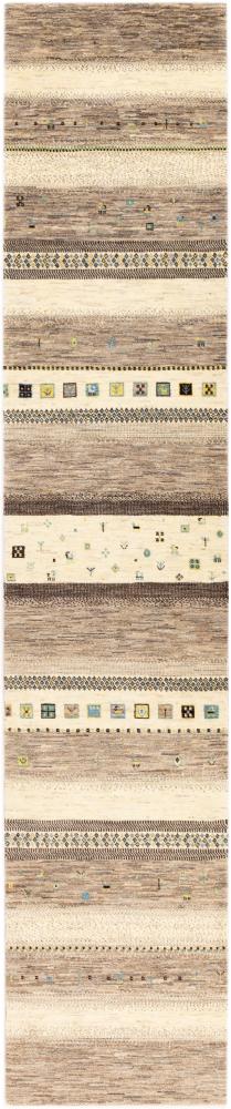 Persian Rug Persian Gabbeh Loribaft Tabiilbaft 12'10"x2'8" 12'10"x2'8", Persian Rug Knotted by hand