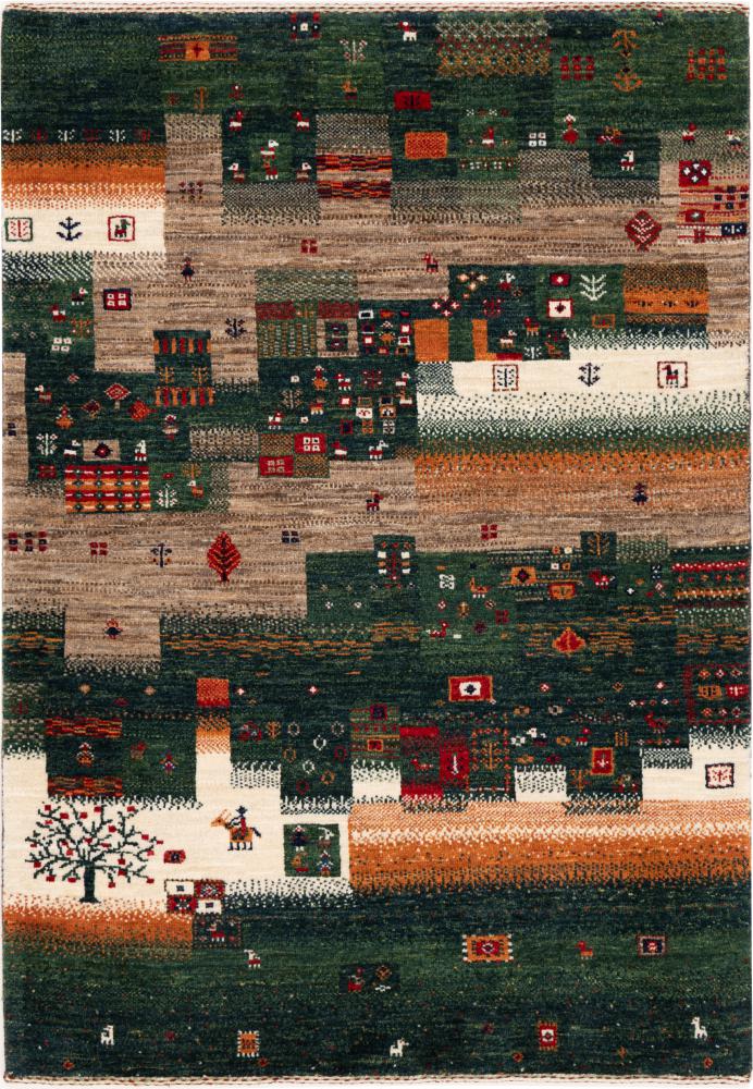 Perzisch tapijt Perzisch Gabbeh Loribaft Nowbaft 138x96 138x96, Perzisch tapijt Handgeknoopte