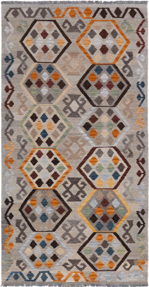 Tapete afegão Kilim Afegão 200x105 200x105, Tapete persa Tecido à mão