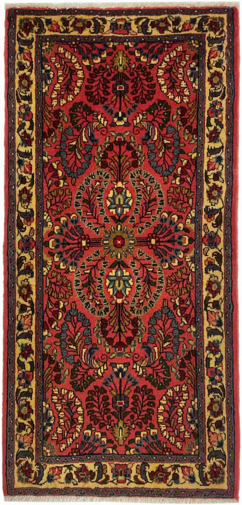 Persisk tæppe Sarough 134x64 134x64, Persisk tæppe Knyttet i hånden