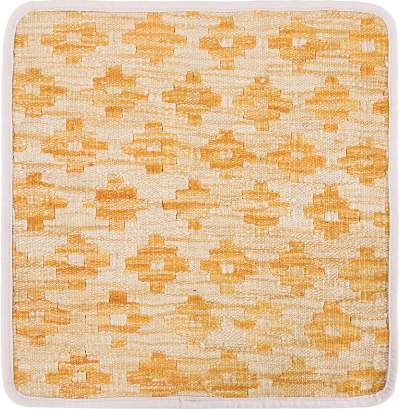 Afghan rug Kilim Afghan Cushion Cover 40x40 40x40, Persian Rug Knotted by hand