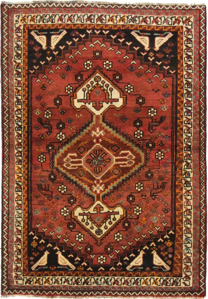 Tapete persa Ghashghai 168x118 168x118, Tapete persa Atado à mão