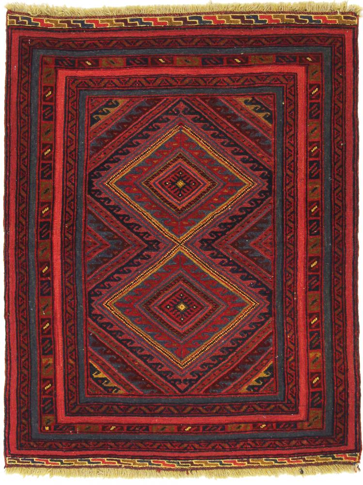 Tapete afegão Kilim Afegão 118x91 118x91, Tapete persa Tecido à mão