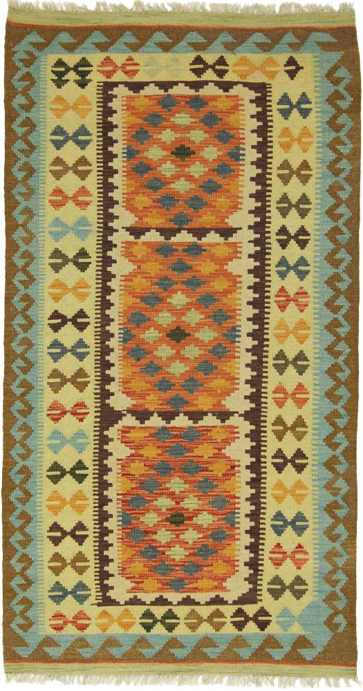 Tapete afegão Kilim Afegão 197x102 197x102, Tapete persa Tecido à mão