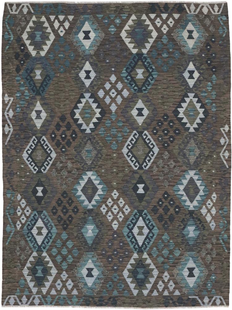 Tapis afghan Kilim Afghan 242x183 242x183, Tapis persan Tissé à la main