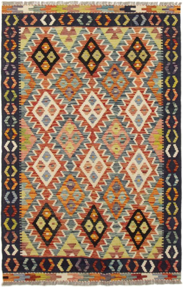 Afghaans tapijt Kelim Afghan 186x121 186x121, Perzisch tapijt Handgeweven