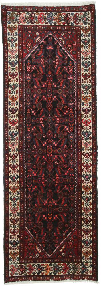 Persian Rug Hamadan 9'9"x3'3" 9'9"x3'3", Persian Rug Knotted by hand