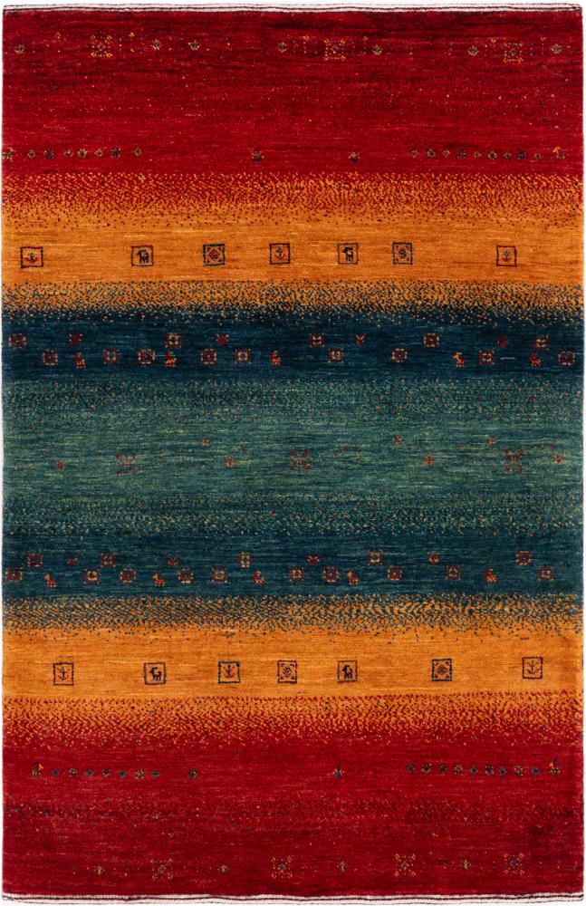 Persian rug Persian Gabbeh Loribaft Essence 124x80 124x80, Persian rug Hand-knotted