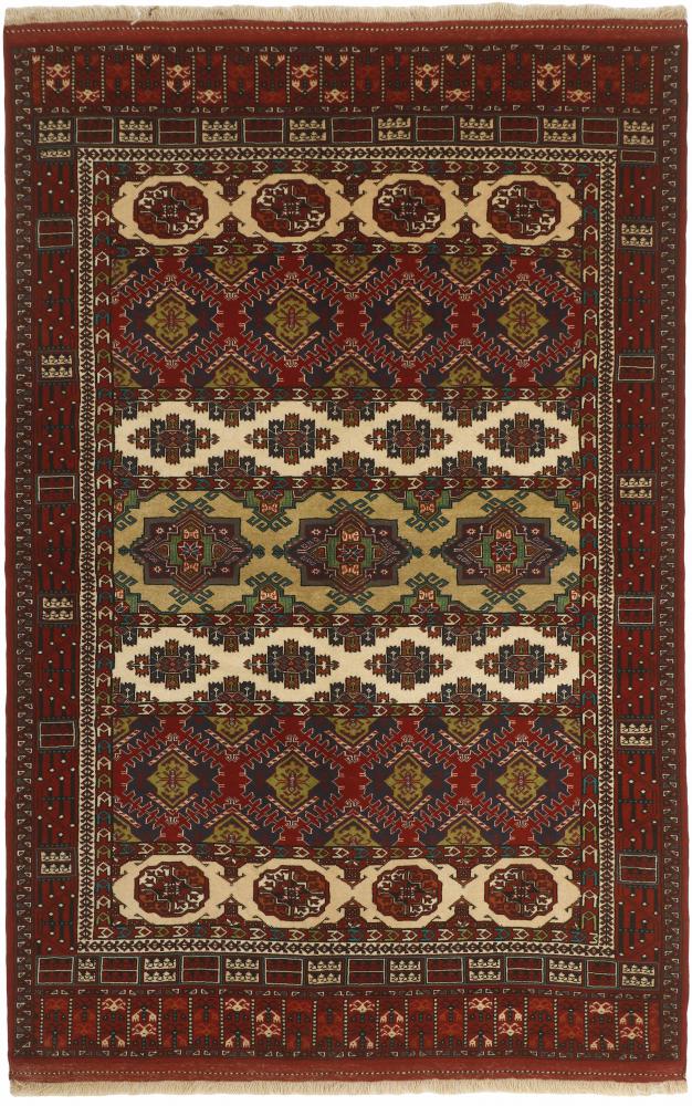 Perzisch tapijt Turkaman 243x162 243x162, Perzisch tapijt Handgeknoopte