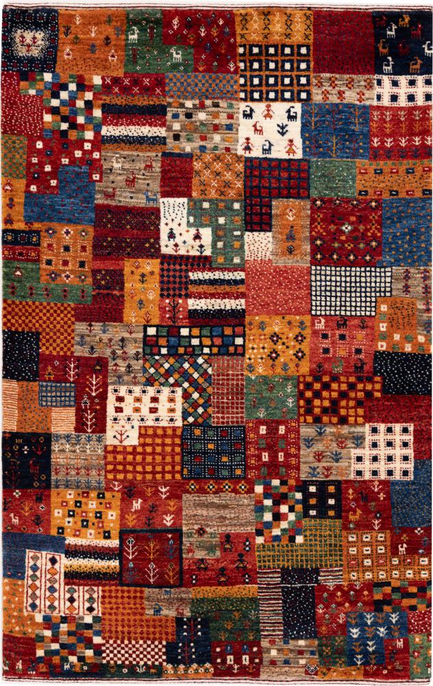 Perzisch tapijt Perzisch Gabbeh Loribaft Nowbaft 126x81 126x81, Perzisch tapijt Handgeknoopte