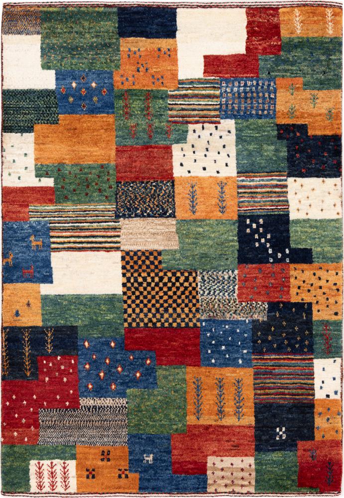 Perzisch tapijt Perzisch Gabbeh Loribaft Nowbaft 114x82 114x82, Perzisch tapijt Handgeknoopte