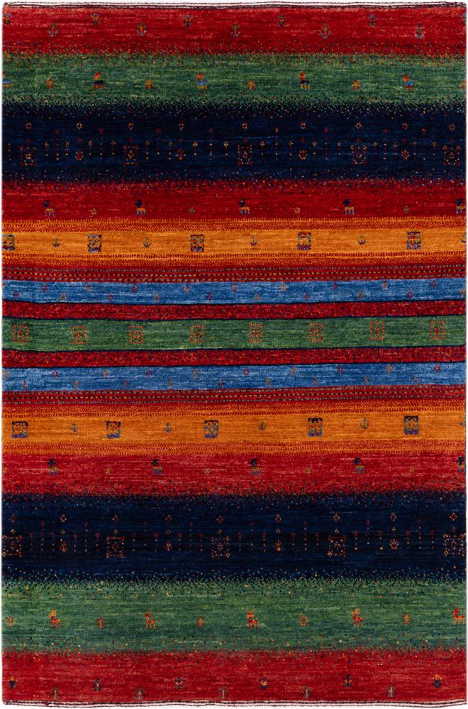 Tappeto persiano Persiano Gabbeh Loribaft Essence 126x86 126x86, Tappeto persiano Annodato a mano