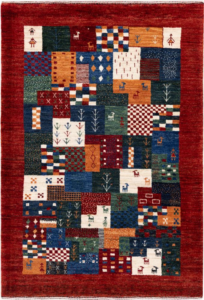 Perzisch tapijt Perzisch Gabbeh Loribaft Nowbaft 123x83 123x83, Perzisch tapijt Handgeknoopte