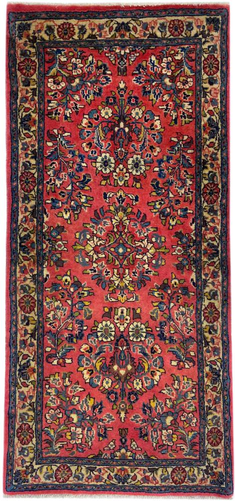 Perserteppich Sarough 138x63 138x63, Perserteppich Handgeknüpft