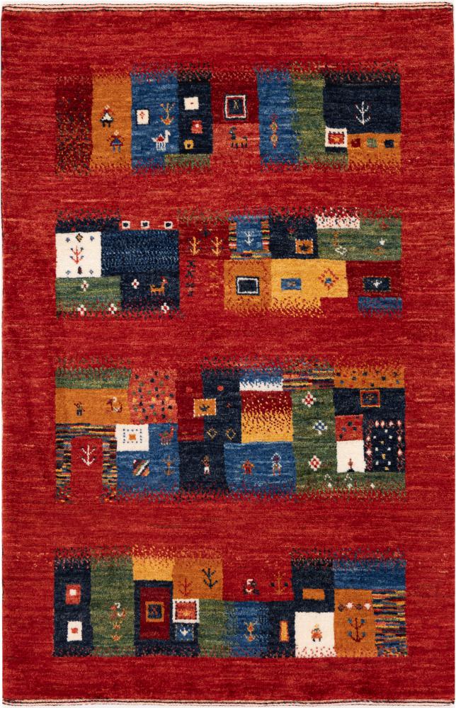 Perzisch tapijt Perzisch Gabbeh Loribaft Nowbaft 123x83 123x83, Perzisch tapijt Handgeknoopte