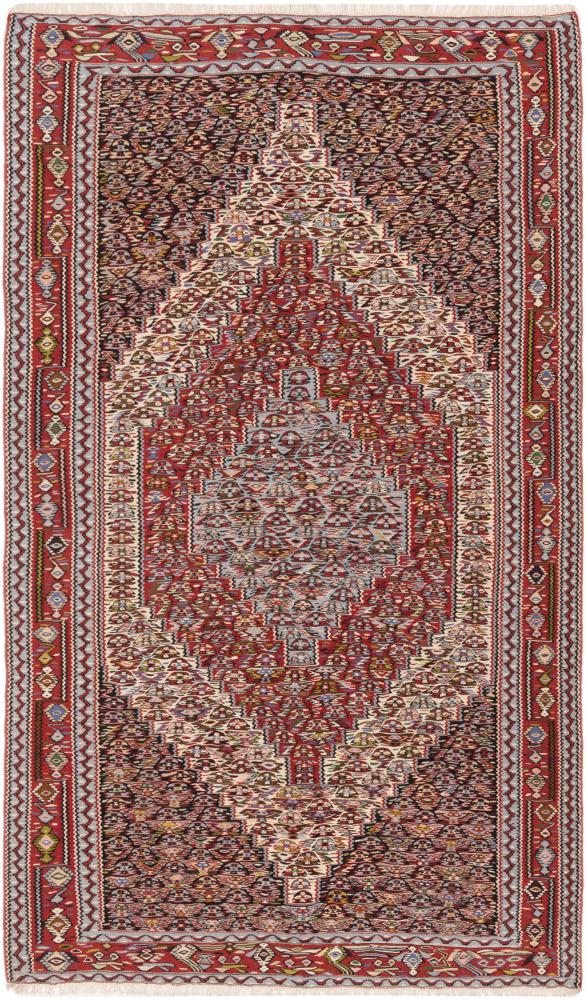 Persian Rug Kilim Senneh 246x146 246x146, Persian Rug Knotted by hand