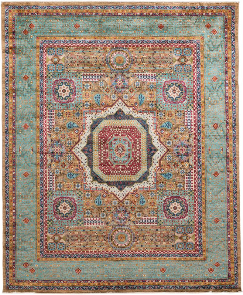 マムルーク絨毯　143x104 大きな八角形を持つマムルーク絨毯 Mamluk Rug with Large