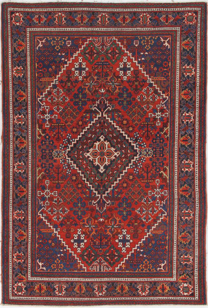 Perzisch tapijt Meymeh Antiek 202x134 202x134, Perzisch tapijt Handgeknoopte