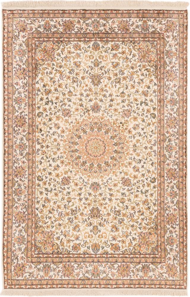 Tappeto indiano Cachemire di Seta 185x124 185x124, Tappeto persiano Annodato a mano