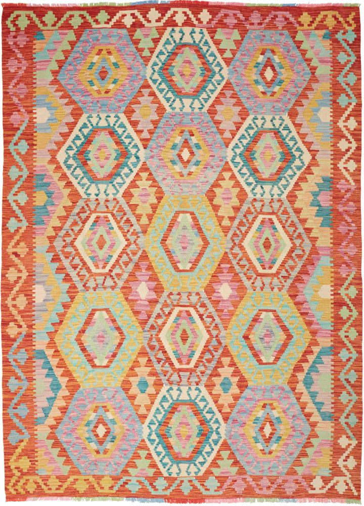 Alfombra afgana Kilim Afghan 241x175 241x175, Alfombra persa Tejido a mano