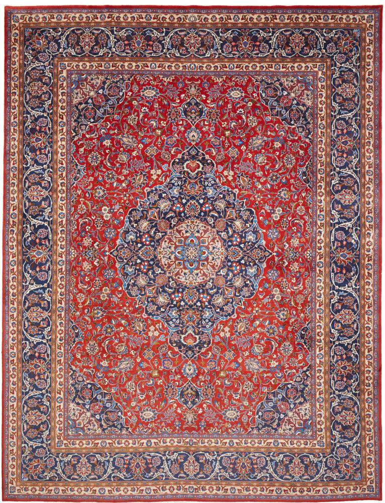 Alfombra persa Mashhad 391x297 391x297, Alfombra persa Anudado a mano