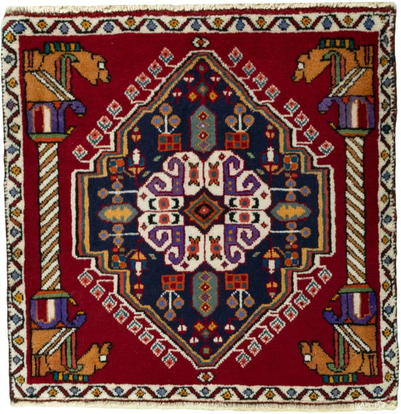 Persisk matta Shiraz 59x57 59x57, Persisk matta Knuten för hand