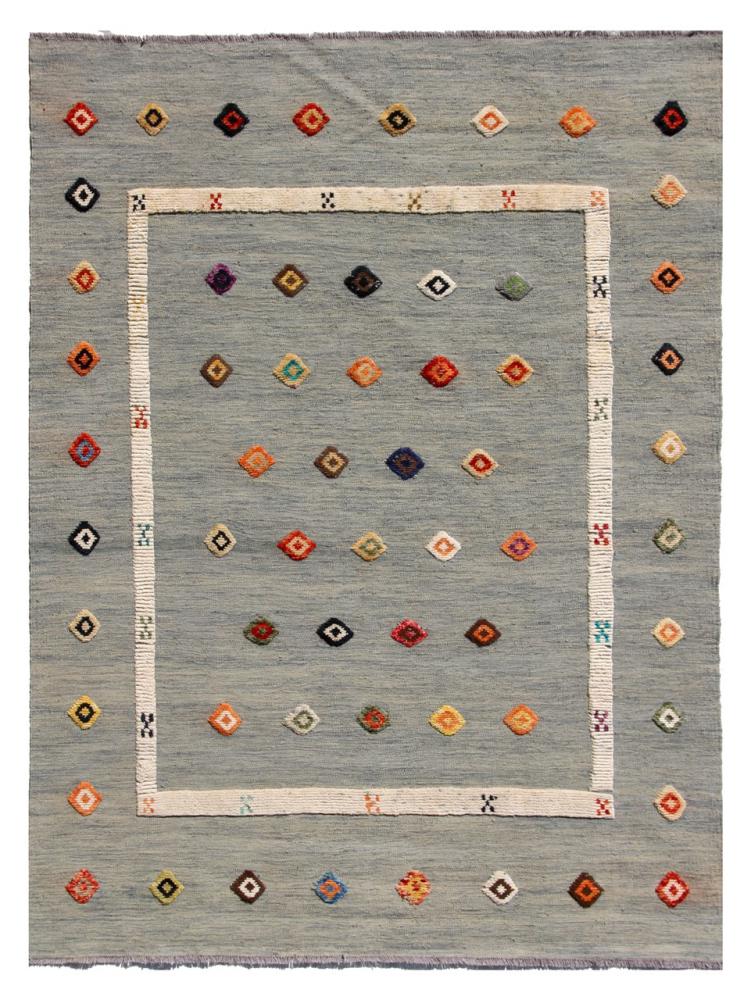 Alfombra afgana Kilim Afghan Nimbaft Edition 228x177 228x177, Alfombra persa Tejido a mano