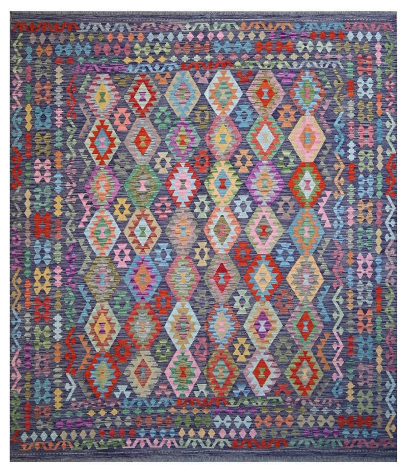 Tapete afegão Kilim Afegão 296x269 296x269, Tapete persa Tecido à mão