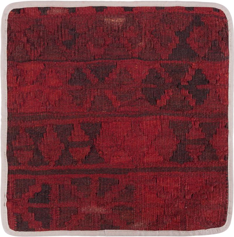 Afghanska mattan Kilim Afghan Kuddfodral 40x40 40x40, Persisk matta Knuten för hand