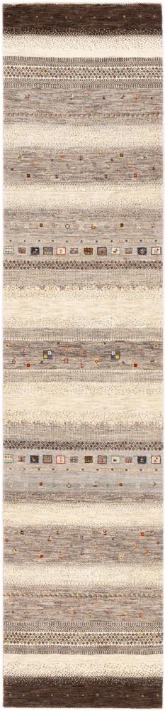 Persian Rug Persian Gabbeh Loribaft Tabiilbaft 11'7"x2'8" 11'7"x2'8", Persian Rug Knotted by hand