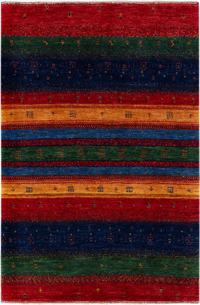 Tapis persan Persan Gabbeh Loribaft Essence 127x84 127x84, Tapis persan Noué à la main