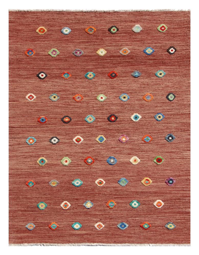 Alfombra afgana Kilim Afghan Nimbaft Edition 195x153 195x153, Alfombra persa Tejido a mano